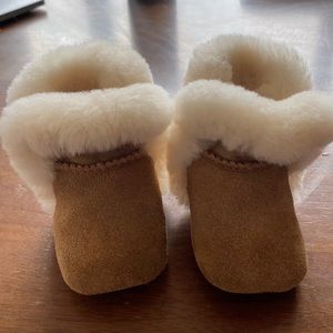 Baby Ugg booties. Unisex. Super warm and cozy!